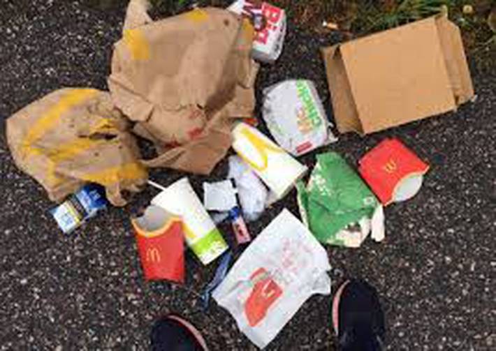Roskia McDonalsin ympäritöstä Roskia McDonalsin ympäritöstä